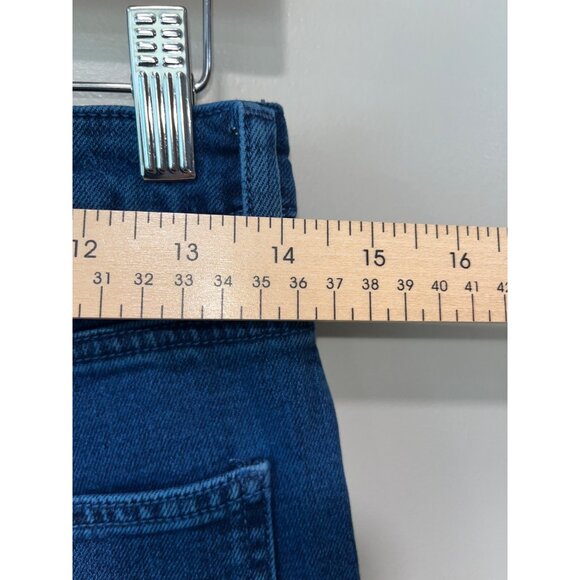 ASOS Denim High-Waisted Distressed Jeans Size 28 Blue - Picture 3 of 10